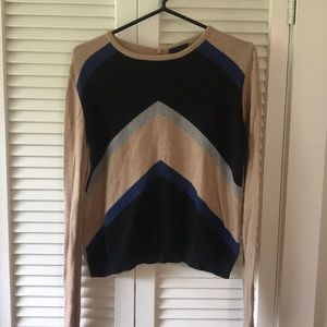 Topshop sweater with back button detail, US 8